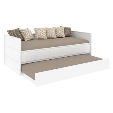 Imagem de Bicama Babá Lais Branco Aceinado - Carolina 