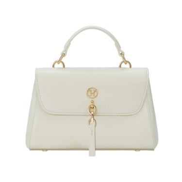 Imagem de VICTORIA HYDE Bolsa feminina pequena bolsa tiracolo bolsa alça superior (branca)
