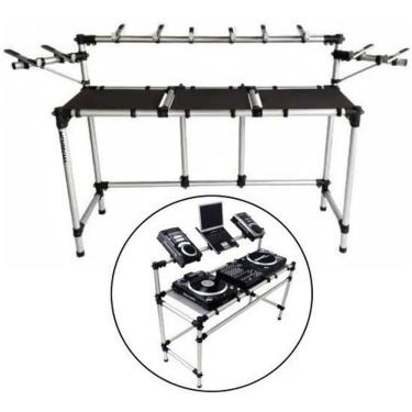 Imagem de Rack Titanium Rdj-mk2 Custom P/ Kit Dj Completo Toca Discos