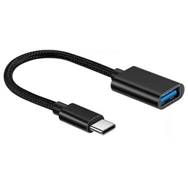 Imagem de Cabo Adaptador USB para Tipo C Transferência de Dados OTG - Shop Aquar