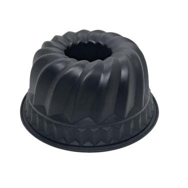 Imagem de Forma Redonda de Silicone Decorada Para Air Fryer Pudim Bolo 24cm
