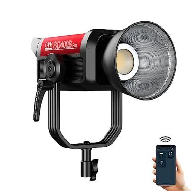 Imagem de Luz de vídeo LED GVM Pro 400B 400W, suporte Bowens, CRI97+, temperatura de cor 2700-6800K, 14500lux/㎡, controle de aplicativo, capa padrão de 45°, console dedicado