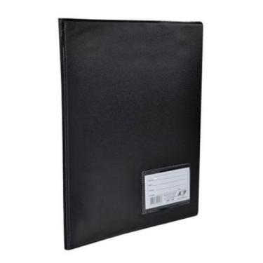 Imagem de Pasta Catalogo C 100 Plast 0,06 Oficio E C 4 Colchetes Preto - Acp