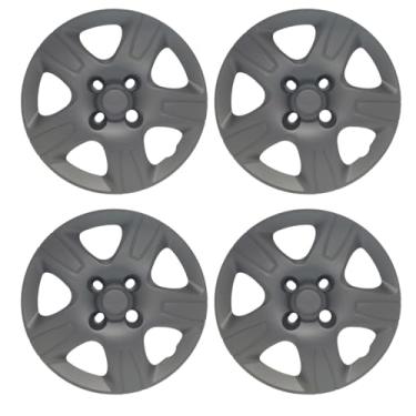 Imagem de Kit 4 Calota Aro 14 Compatível c/Roda Strada 2013 2020 - Preto fosco