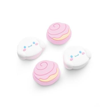 Imagem de Thumb Grip Caps Kuitmor Switch 2, console de jogos de silicone, 4 peça