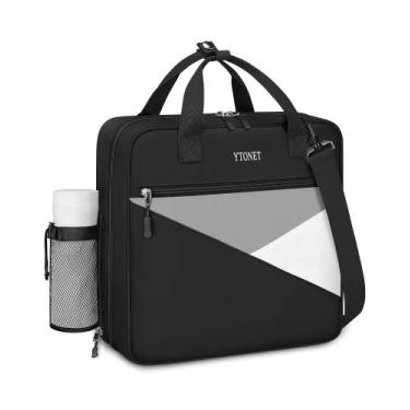 Imagem de Bolsa com zíper Ytonet 3 Ring para laptop de 2 polegadas e 14 polegada