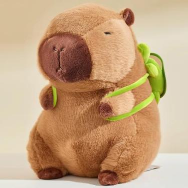 Imagem de Redaica de pelúcia para animais de pelúcia Capivara com mochila de tar