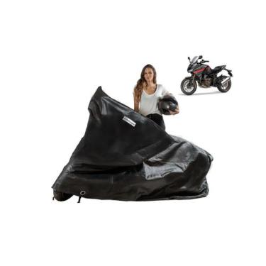 Imagem de Capa Cobrir Moto Honda NT 1100 Impermeável Forrada - Kahawai, Preto