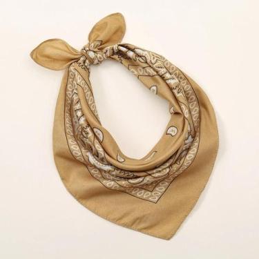 Imagem de Bandana Unissex Com Estampa Boêmia De Paisley, Bandana Hiphop, Máscara
