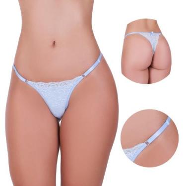 Imagem de Kit 3 Calcinha Fio Dental Tanga Renda Regulagem Vitória - NAKA MODAS, 