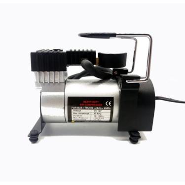 Imagem de Mini Compressor De Ar Para Encher Pneu De Carro Moto 12V 150psi Com Ma