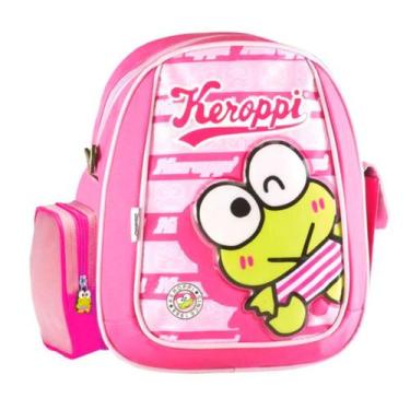 Imagem de Mochila Infantil de Costas Escolar Passeio Keroppi Rosa - YES
