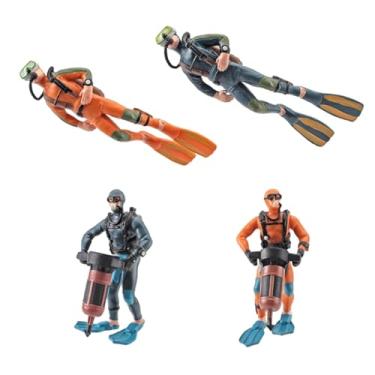 Imagem de ＡＷＨＡＯ 4x Decoração para Aquário, Acessórios para Aquário, Ornamentos para Aquário Marinho