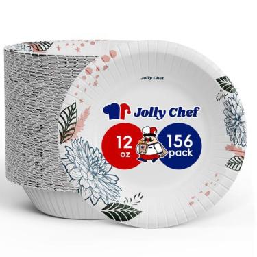 Imagem de Taças de papel JOLLY CHEF, 12 onças (156 unidades), à prova de imersão