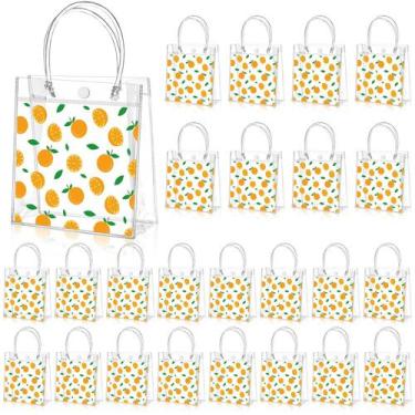Imagem de Sacos de lembrancinhas de festa Tioncy Little Cutie Orange PVC 24 unid