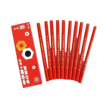 Imagem de Lápis Grandes Dupla Ponta Vermelho E Azul 10 Peças Para Laboratório De