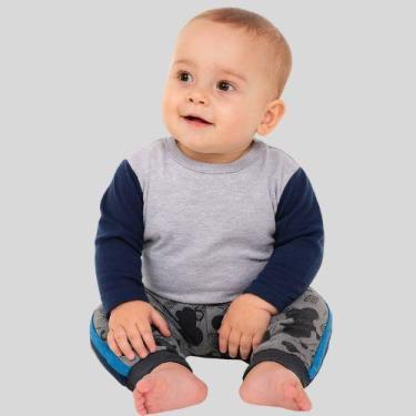 Imagem de Calça Moletom Bebê Instrumentos Musicais- Zig Zag - Malwee Kids, M, Ci