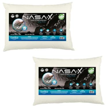 Imagem de Kit com 2 Travesseiros Viscoelástico Nasa - 13cm - Duoflex