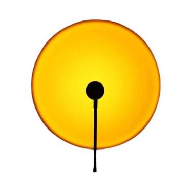 Imagem de Lâmpada De Projeção Do Pôr Do Sol USB Luz Noturna Atmosférica Arco-Íri