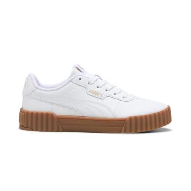 Imagem de PUMA Tênis feminino Carina 3.0, Puma Branco/PUMA Ouro/Goma, 39