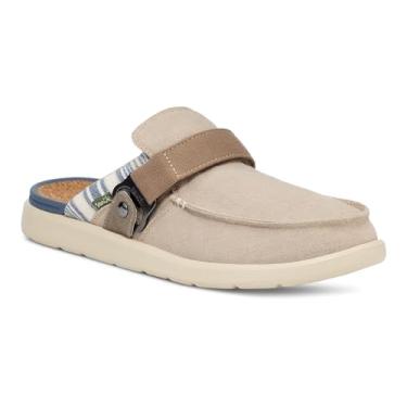 Imagem de Sanuk Happy Hour Lite Resort Mule masculino, Cinzento-acastan, 45