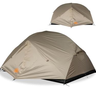 Imagem de Barraca de Camping Montanhismo Esférica 2 Pessoas,Instalação Rápida, Ventilada, à Prova d’Água Com Tapete de Solo