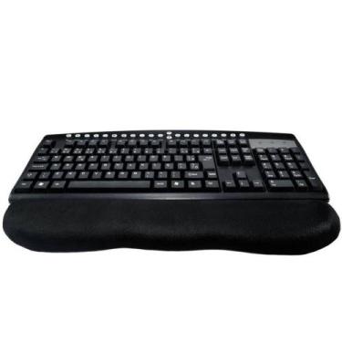 Imagem de Descanso Ergonomico Apoio P/DIGITAÇAO Confort PRET - Reliza, Preto