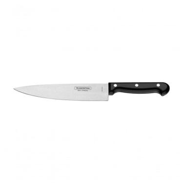 Imagem de Faca Chefe Tramontina Ultracorte 7" Inox Preta