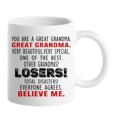 Imagem de You are A Really Great - Caneca de presentes para avó - Presentes de aniversário de Natal da neta, neto - Ideias de presente de aniversário para avó - Canecas de café engraçadas xícara de chá de 325