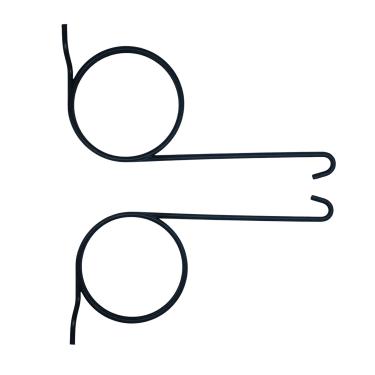 Imagem de QYandRH Substituição de mola de torção de trator de grama 198410 532198410 compatível com Hus-qv-Arna trator/cortador de grama (preto, 2 peças)