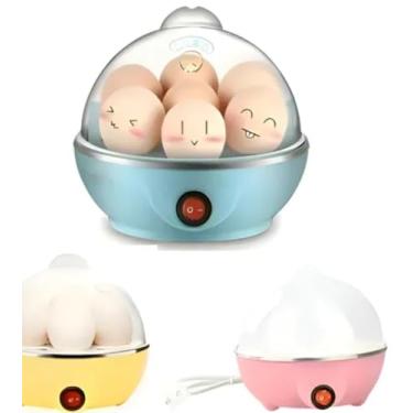 Imagem de Cozedor de Ovos Elétrico Portátil, Multifuncional para Ovos e Legumes, Cozimento a Vapor, Bivolt 110V/220V