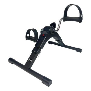 Imagem de 3X Mini Bike Ergométrica Dobrável Com Monitor Lcd Preto Odin