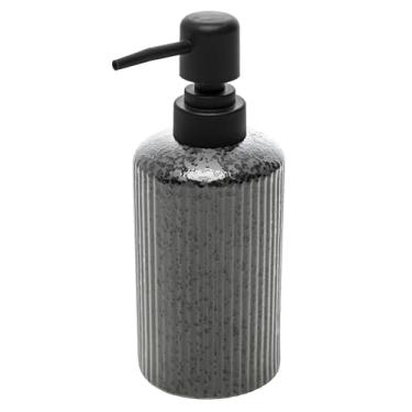 Imagem de WOLFF - Porta Sabonete Líquido Lines 340ml Preto Cerâmica