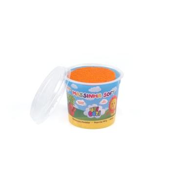 Imagem de UTIGUTI Massinha Soft Massa para Modelar Pote 140gr, Cor Laranja