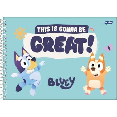 Imagem de Jandaia - Caderno Espiral Cartografia 275x200mm CD 80Fls Bluey Great FSC