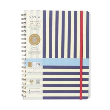 Imagem de CADERNO ESPIRAL PRAIA PAUTADO 20X28 BARRACA 1 MATERIA 80 FLS