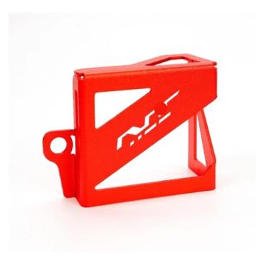 Imagem de NT1100 Acessórios Tampa do reservatório de fluido de freio traseiro Protetor de copo de óleo compatível com NT1100 2021 NT 1100 2022 Nt1100 DCT 2023 (vermelho)