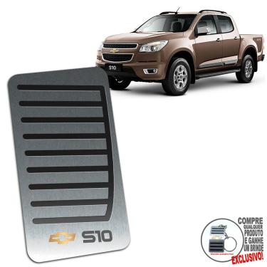 Imagem de Descanso De Pé Chevrolet S10 2012 Até 2016 Preto Aço Inox