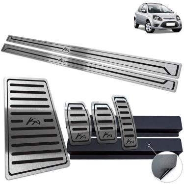 Imagem de Pedaleira Descanso Soleira Preto Ford Ka 2008 A 2013