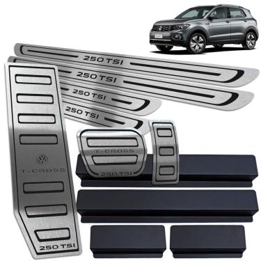 Imagem de Descanso + Pedaleira + Soleira T-Cross 250 TSI Preto BR