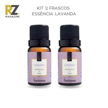 Imagem de Kit 2 Essências Lavanda Via Aroma 10 mL para Aromatizador Elétrico - R