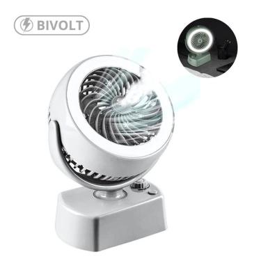 Imagem de Ventilador Umidificador E Led Recarregável E Ajustável Em