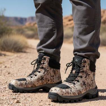 Imagem de Bota Coturno Adventure Masculino Militar Impermeável Tratorado Confort