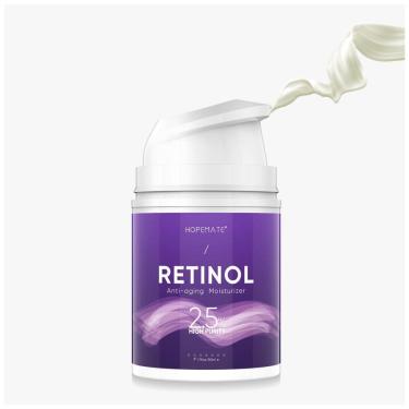 Imagem de Creme Hidratante Anti Idade para Olhos e Rosto com Ácido Hialurônico, Vitamina E Chá, Dia e Noite, 50 mL, HOPEMATE H HM RM US 01, Violeta