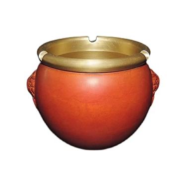 Imagem de Cinzeiro de ervas daninhas cinzeiro com orelhas de leão de cobre, decoração criativa, cinzeiro para casa, sala de chá, sala de estar cinzeiros para cigarros