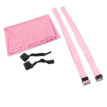 Imagem de ZJchao Alça de Alongamento, Tiras de Ioga Elástica Forte Capacidade de Rolamento Alça de Estiramento de Ioga Dobrável Com Maca de Perna Dobrável para Treinador de Flexibilidade (#3)