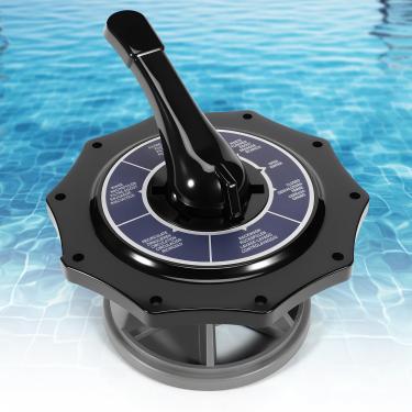 Imagem de VORGENS Válvula híbrida de montagem superior 272568Z – Apto para Pentair conjunto de tampa de montagem superior de 5 cm, filtro de piscina de 6 posições, topo de válvula multiportas
