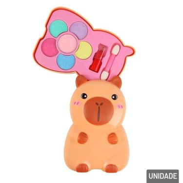 Imagem de Maquiagem Infantil com Estojo de Capivara - Tudo em Caixa