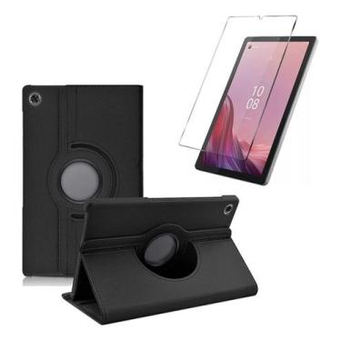 Imagem de Capa Giratória 360º Para Tablet Lenovo Tab M9 + Película - Universal, 