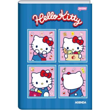 Imagem de Jandaia - Agenda Permanente Escolar 134X200mm CD 192Pgs Hello Kitty 4 Retratos FSC